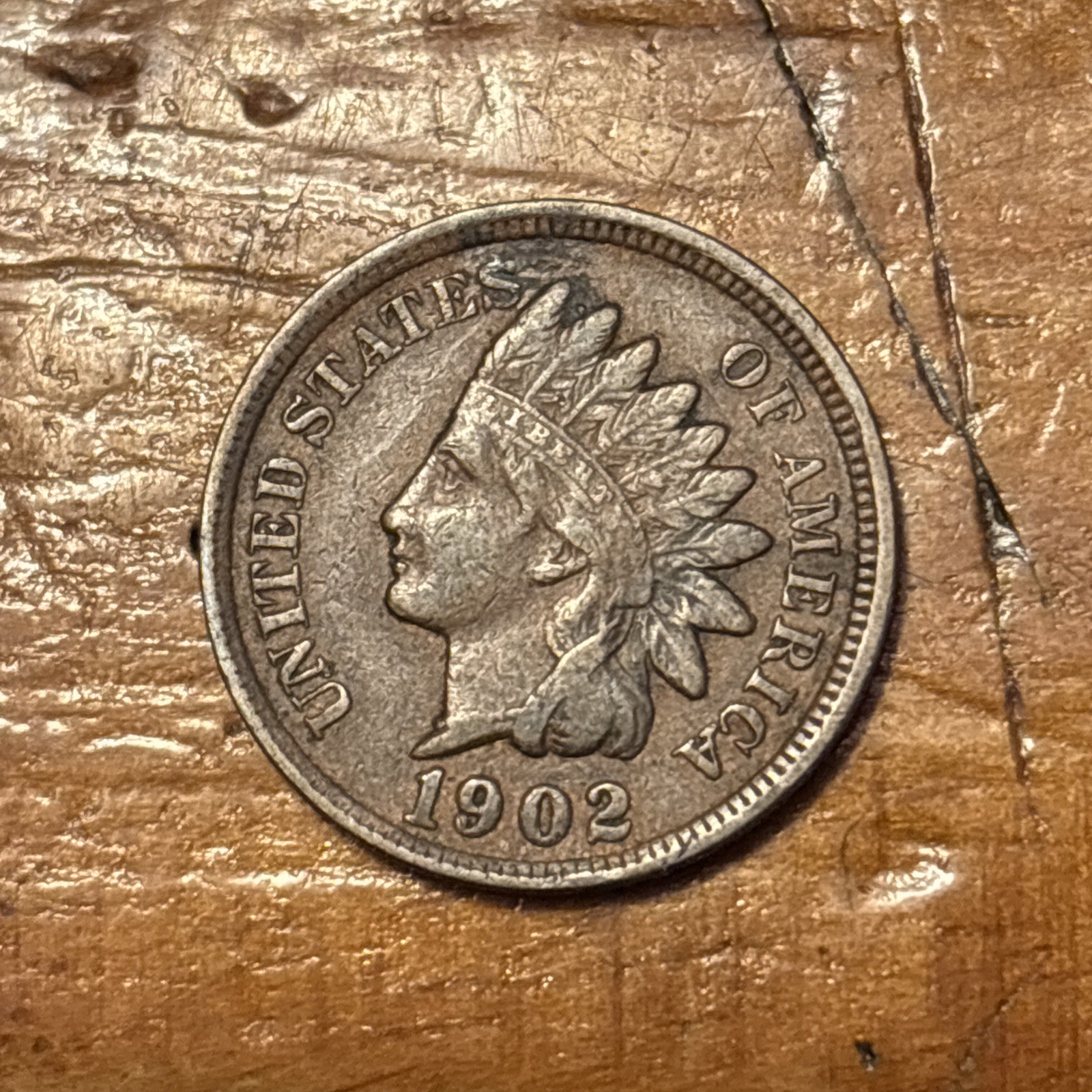 1902 1C Indian Cent XF+