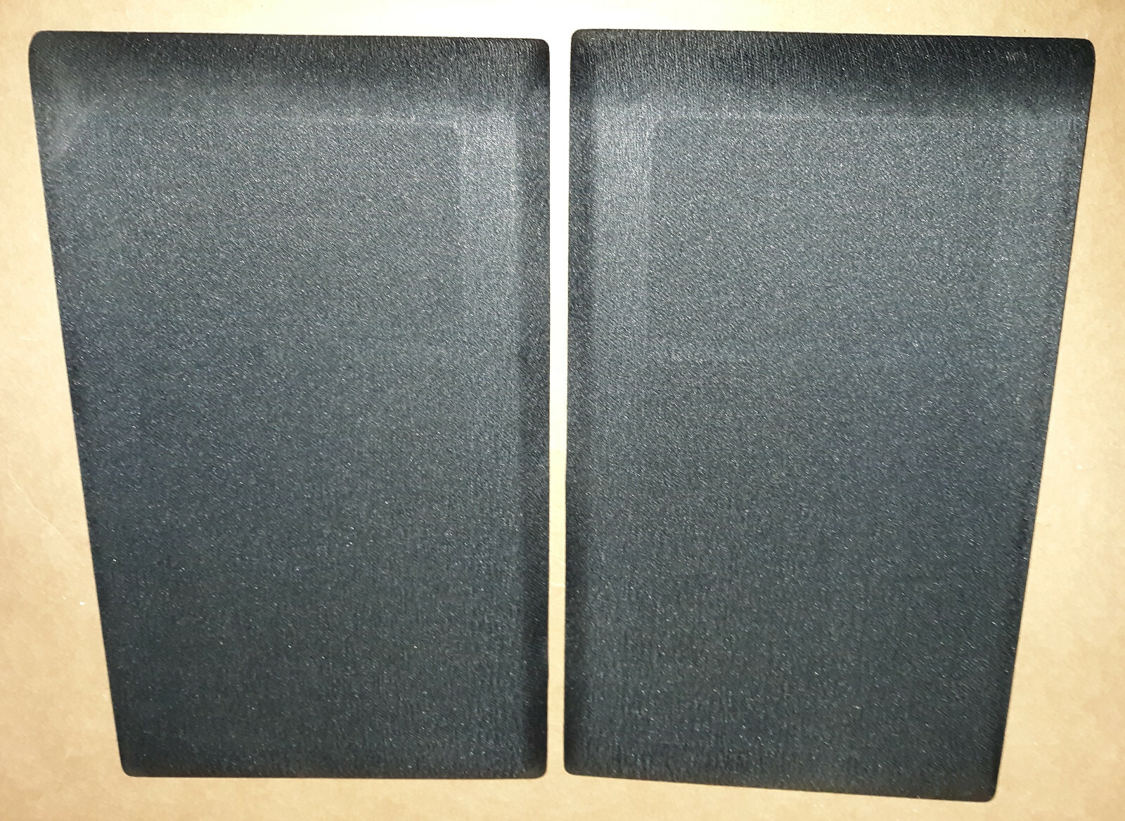 20HH90 PANASONIC SPEAKER GRILLES, BLACK, 14" X 8-1/2" X 1", 12" X 6-3/8" MOUNT