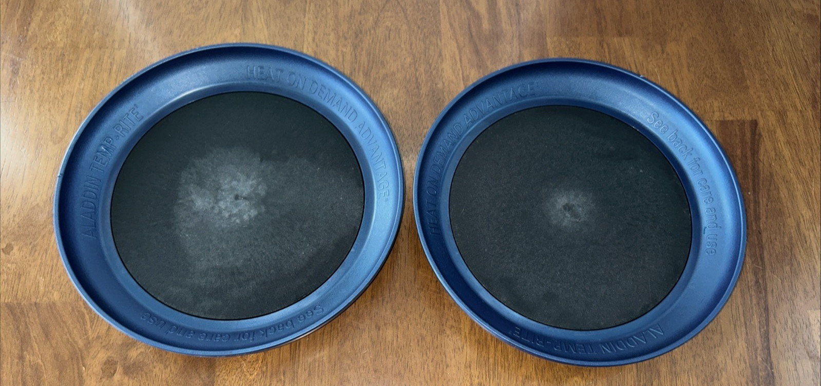 2 Aladdin Temp-Rite Heat On Demand Advantage Plate Bases Blue Food Service USA