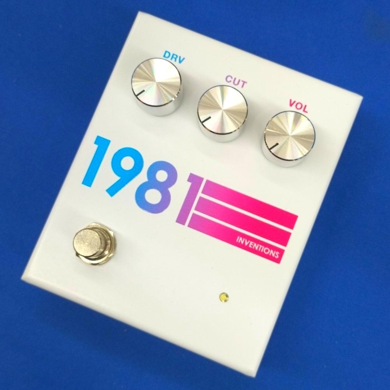 1981 Inventions DRV Overdrive Distortion Guitar Effects Pedal Made in USA Rare