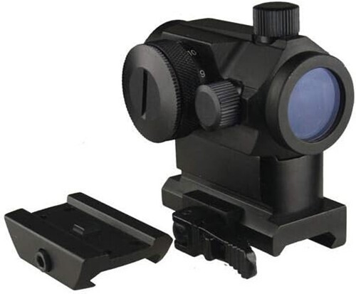 Red Dot Sight with QD Riser Mount, Dual Layers of Glass,4 MOA, 11 Brightness Set