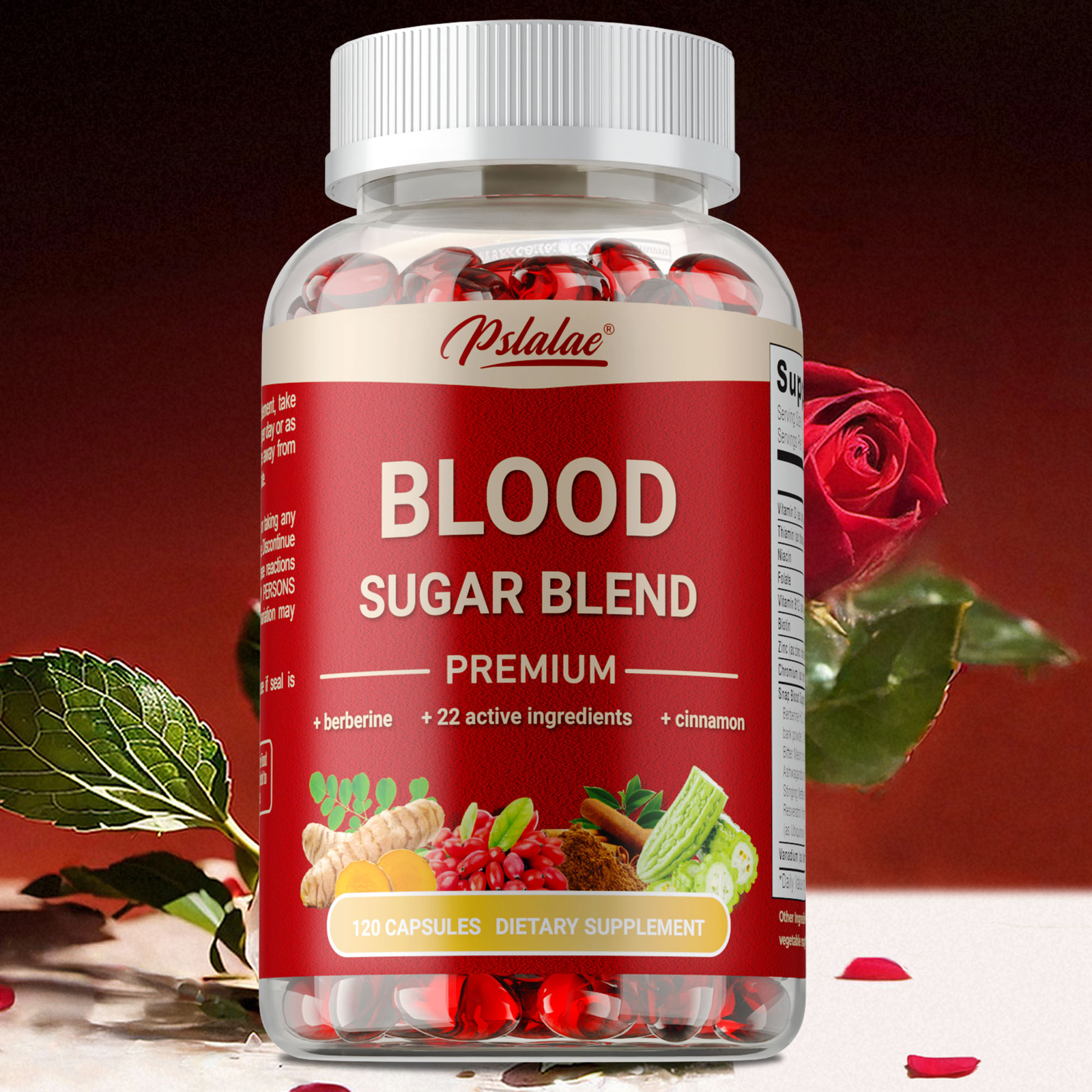 Blood Sugar Blend - with Berberine, Cinnamon, Gymnema, Alpha Lipoic Acid, CoQ10