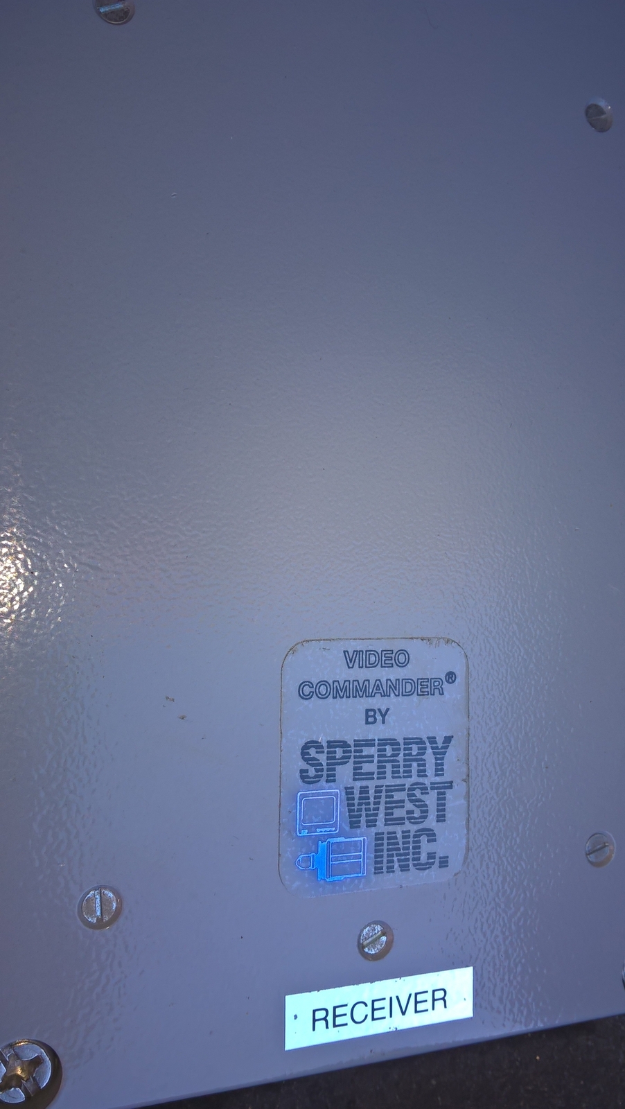 Sperry West Video Commander Receiver +Sony Monitor+ 1.2-1.45 GHZ Bowtie Antennas