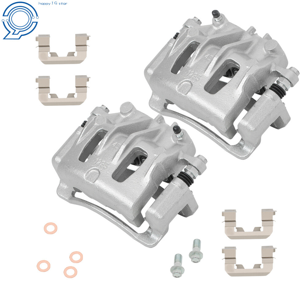 Brake Caliper w/ Bracket Front LH & RH For 07-09 13-16 Hyundai Santa Fe 19-B3210