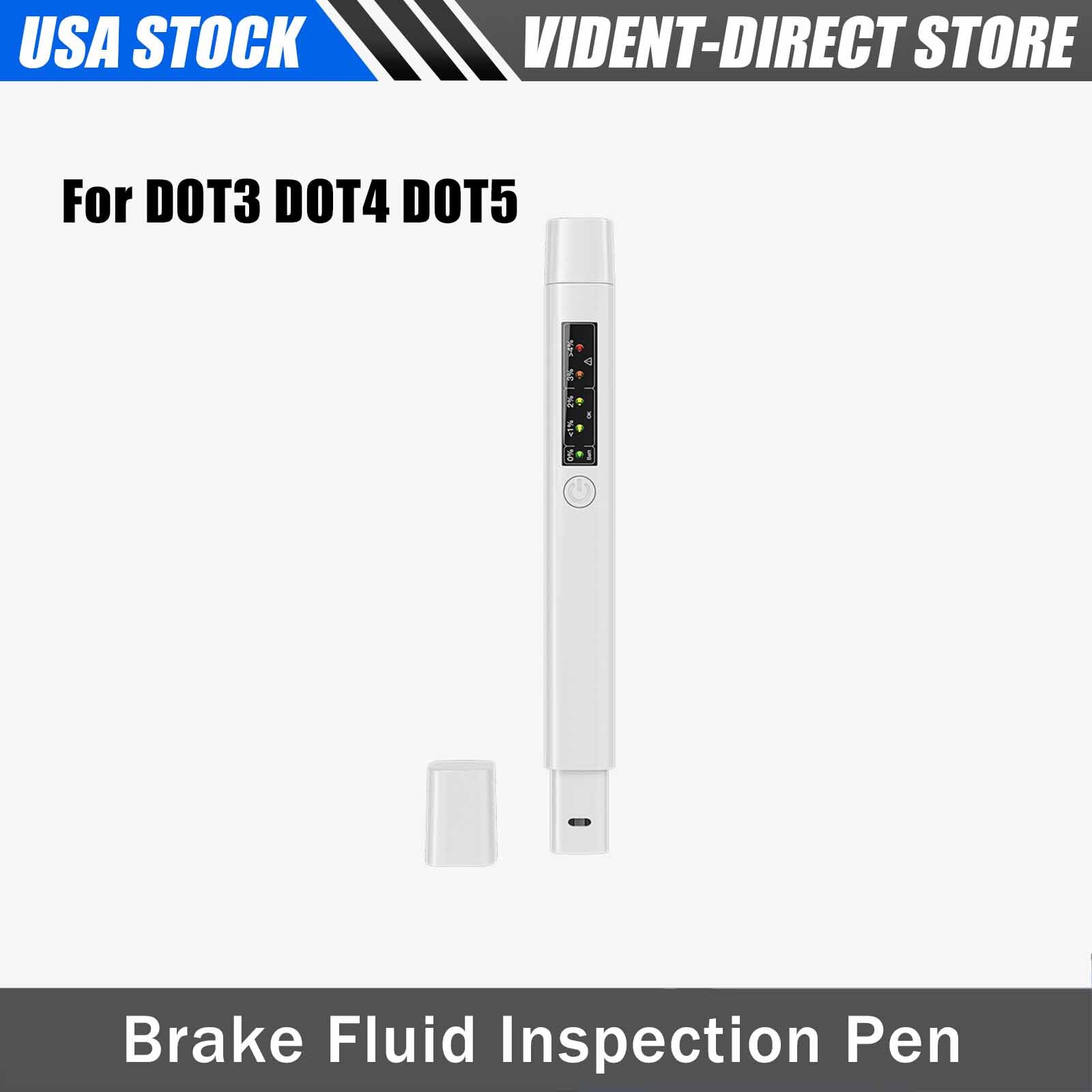 Auto Brake Fluid Inspection Pen Car Oil Testing Detector Tool Portable For DOT3