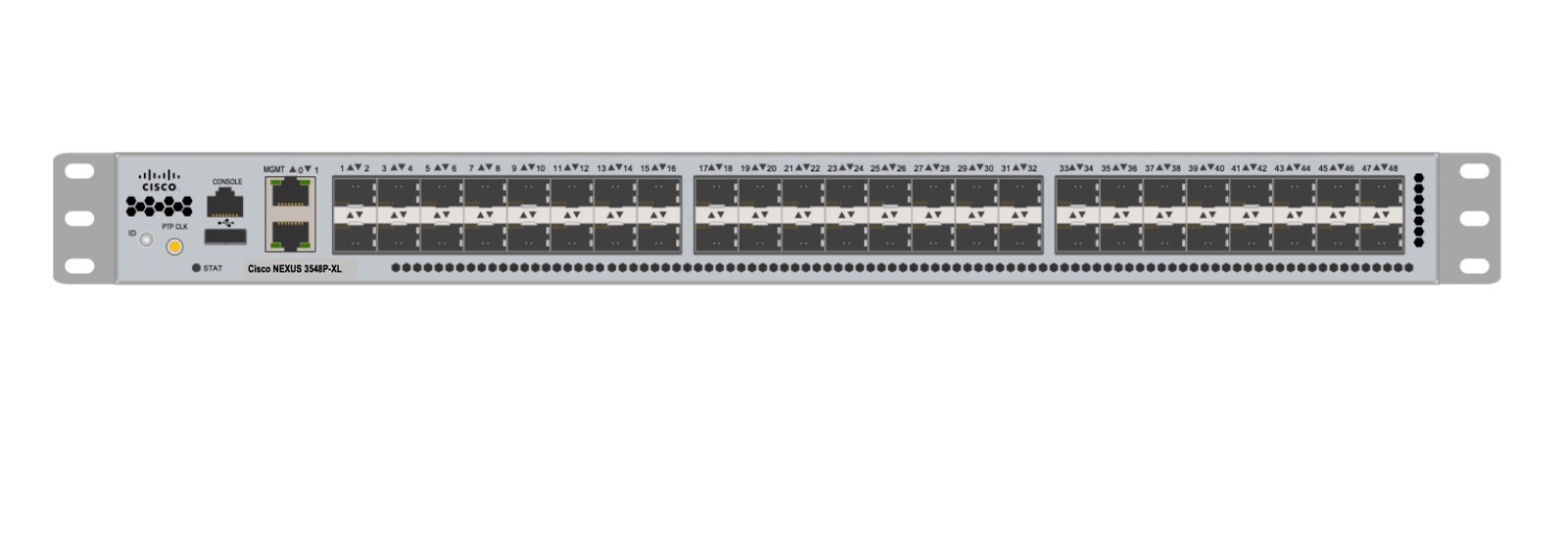 Cisco N3K-C3548-XL 48 Ports SFP switch with Enhanced Extended Memory