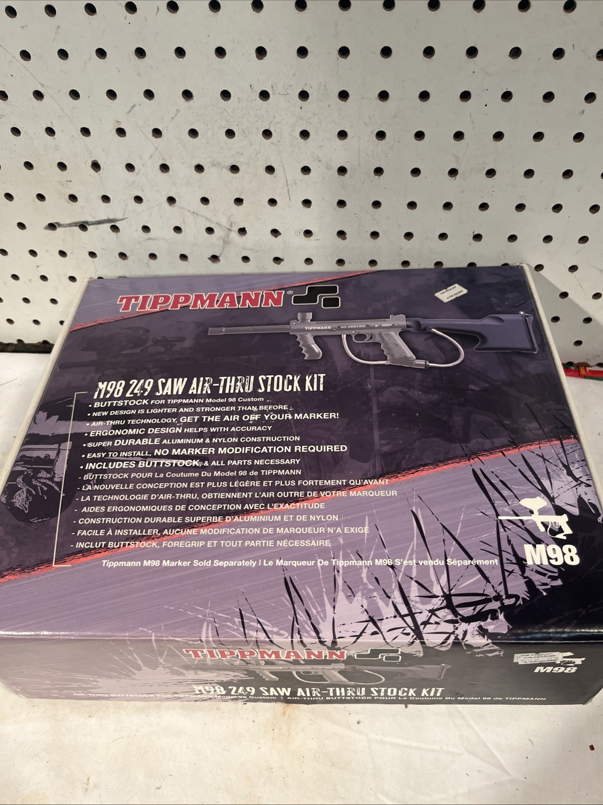 Tippmann 98 Air-Thru Gas Through 249 Saw Stock Paintball Gun Marker