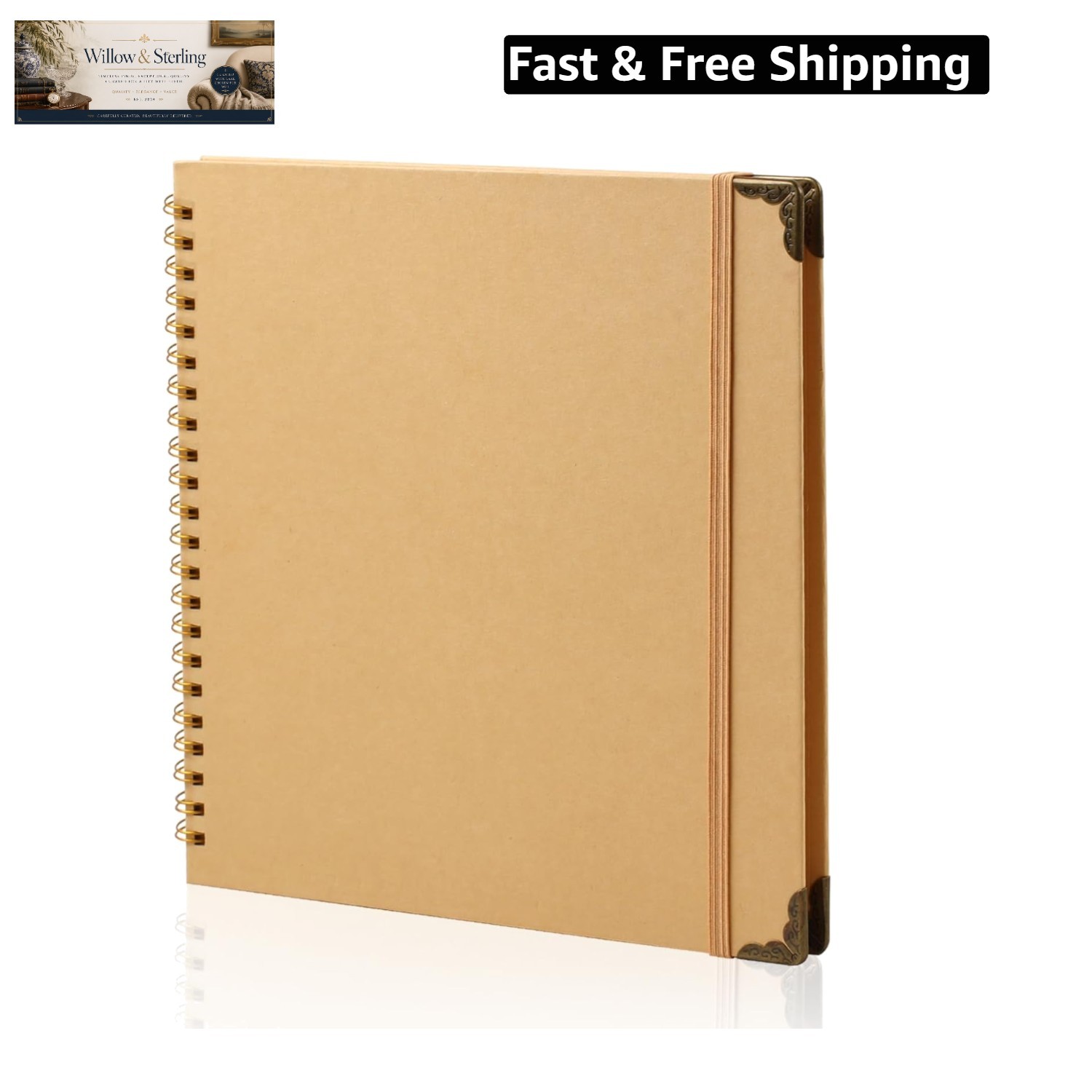 Scrapbook 80 Pages, Scrapbooking Supplies 8 x 8 In, junk journal Album Suitab...