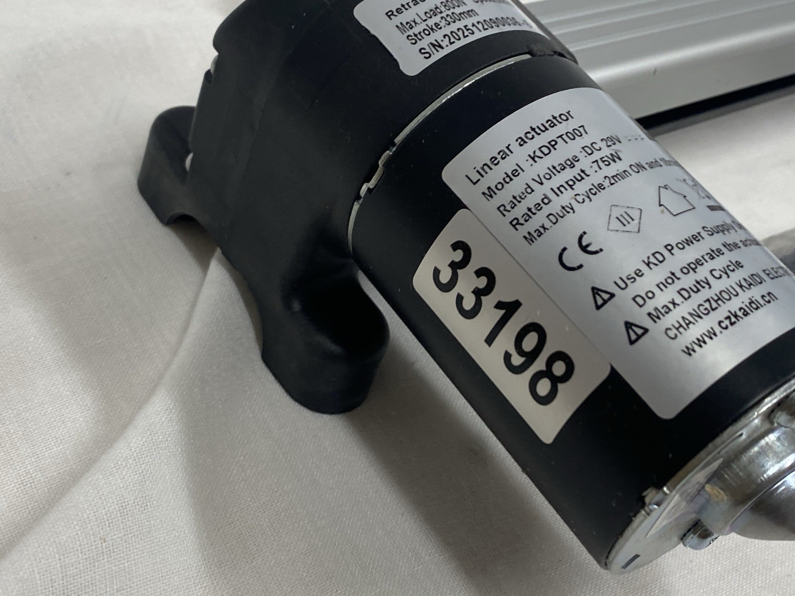 Kaidi Linear Actuator Motor Model KDPT007-52 Kit for Power Recliners Lift Chairs