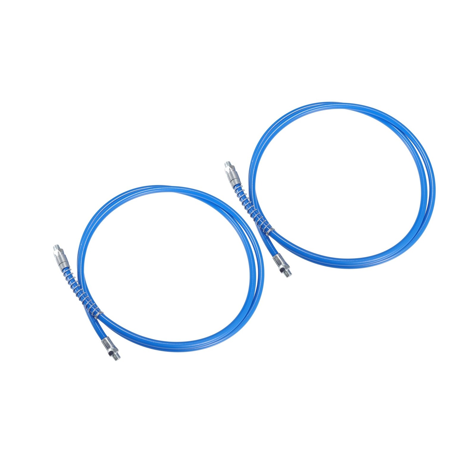 2 Pcs 71 Inch Universal 1/8" NPT Grease Gun Flex Hose - Trailer Flex Grease H...