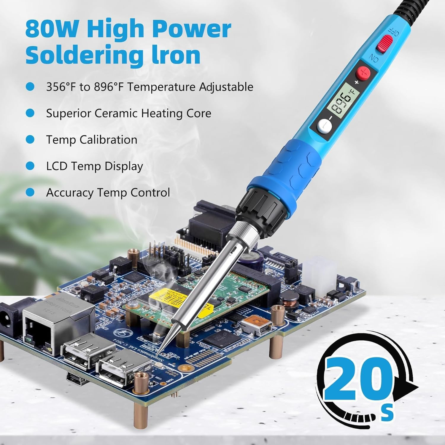 Precision Soldering Micro Pen Heavy Duty Kit Small Electrical Welding Tool