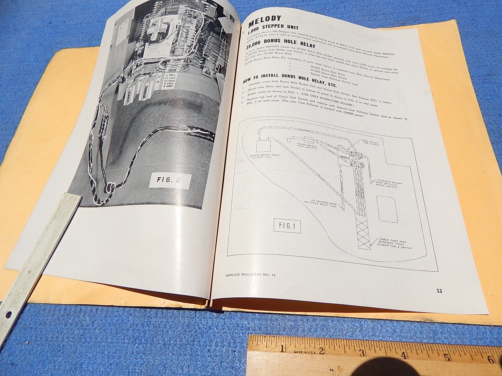 1949 Bally Folder: Service Bulletins (plus 4 inserted sheets)