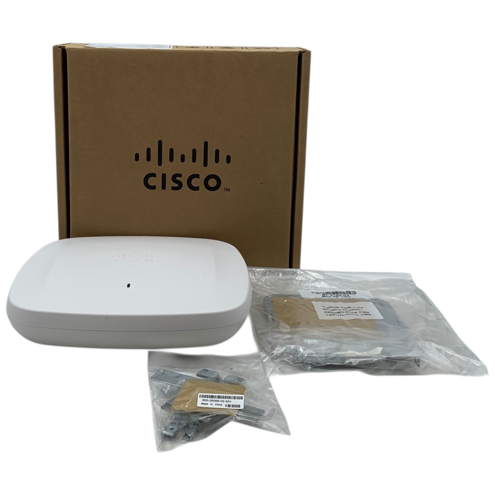 Cisco CW9166I-B Wi-Fi 6E Wireless Access Point NOB Includes Bracket & Hardware