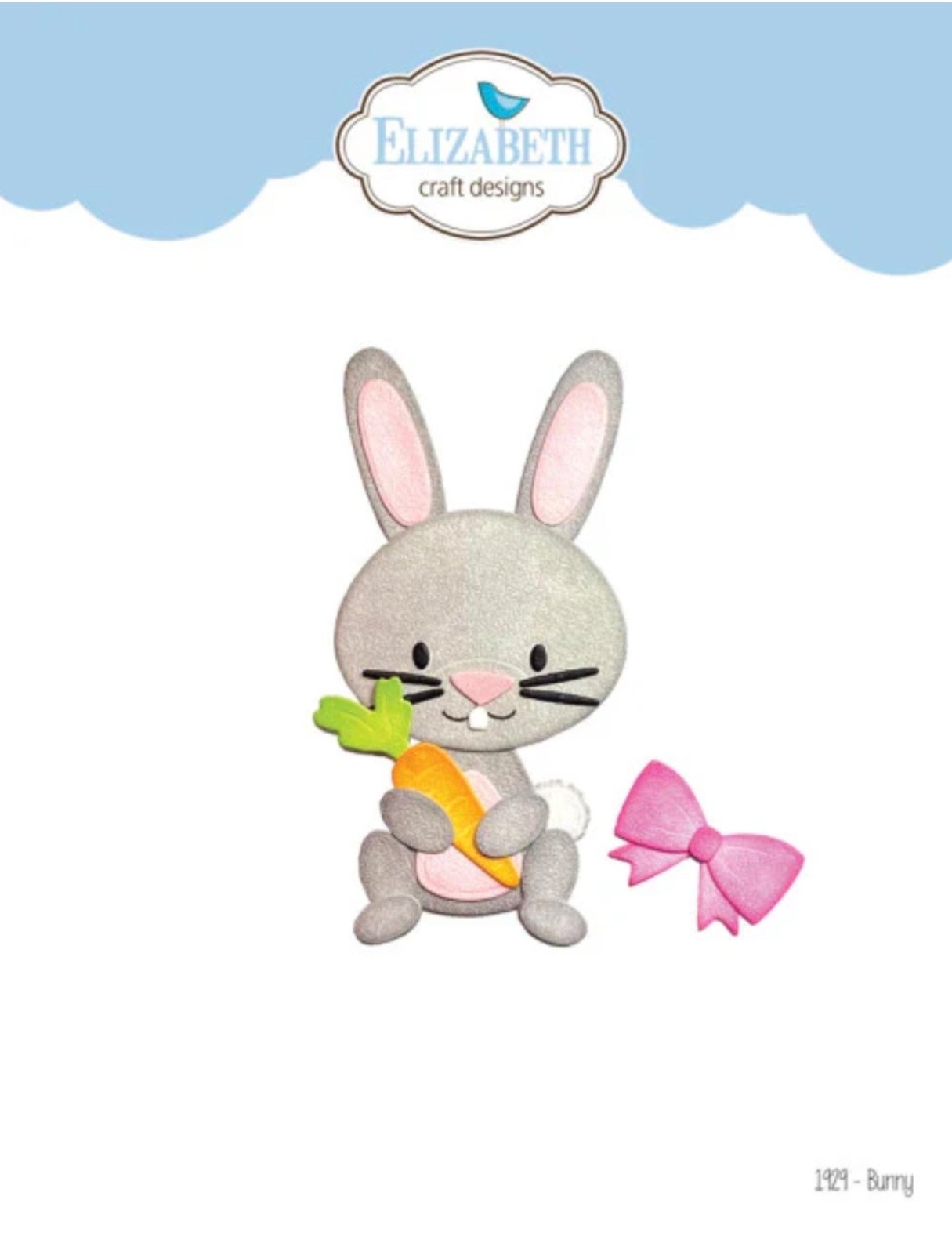 NEW Elizabeth Craft Designs BUNNY Die Set. Easter, Spring