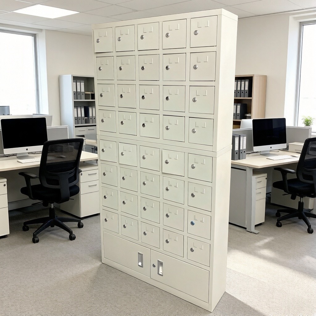 40 Doors Mobile Phone Storage Cabinet Cell Phone Locker Box for Office School