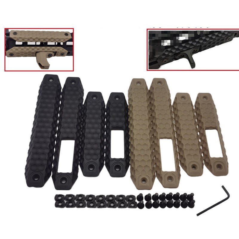 RAILSCALES RS Protection Nylon strip Rail Cover Panel Fit MLOK/KEY Rail System