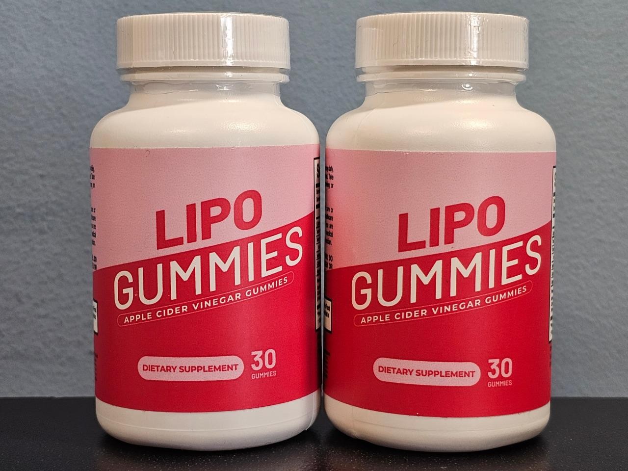 Lot of 2 Lipo Gummies Apple Cider Vinegar Gummies 30 Gummies Each NEW Exp 6/2026