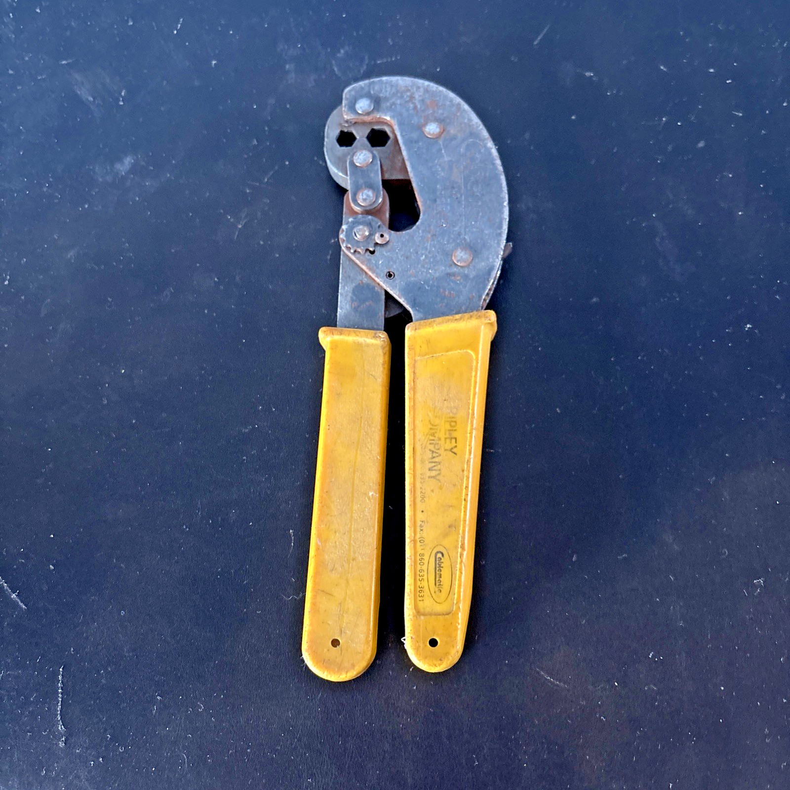 Vintage Cablematic Utility Tool Corp Hex Crimp Tool Lineman Bell System CR5960R
