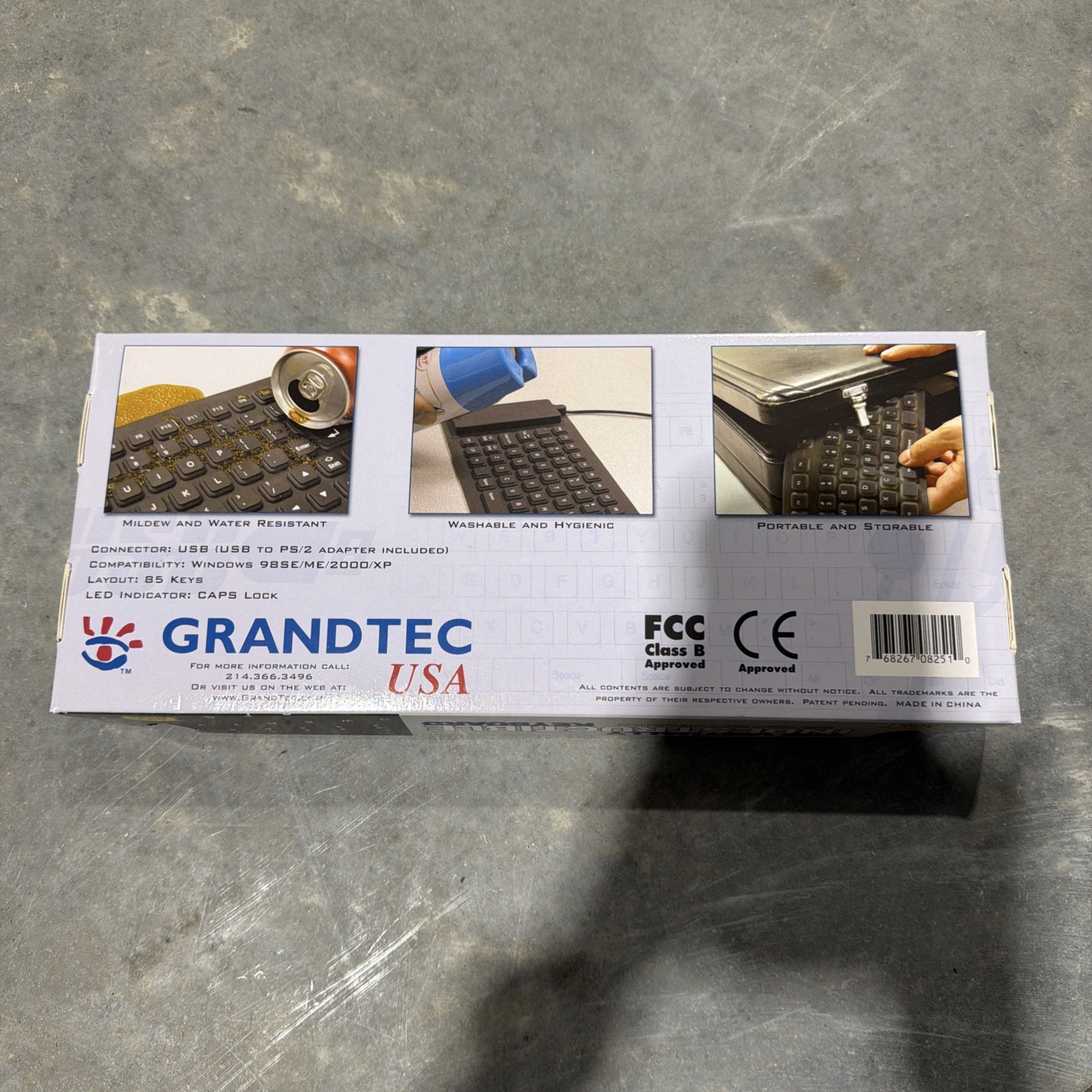 GrandTec FLX-500U Virtually Indestructible USB Keyboard