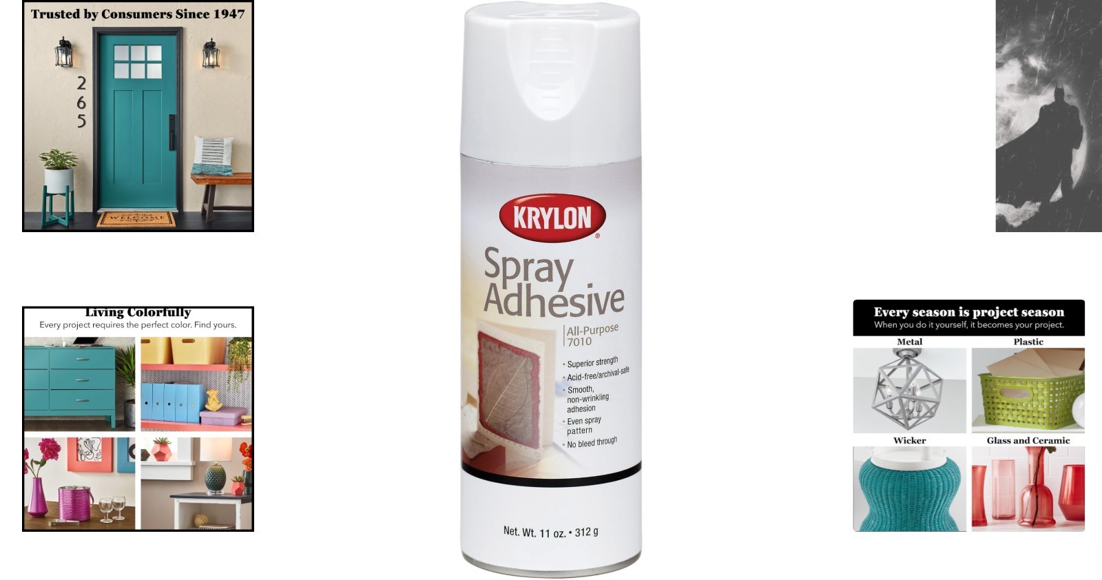 Versatile 11-Ounce Spray Adhesive - Acid-Free, Non-Yellowing for Art Projects