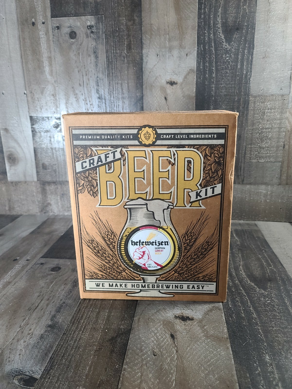 Hefeweizen Premium Craft Brewing Kit Brew Your Own Beer ABV 5.5%