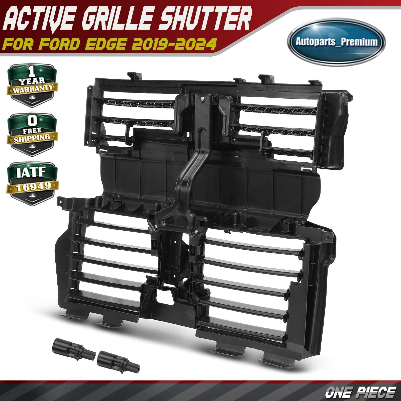 Active Grille Shutter without Motor Assembly for Ford Edge 2019-2024 KT4Z8475G