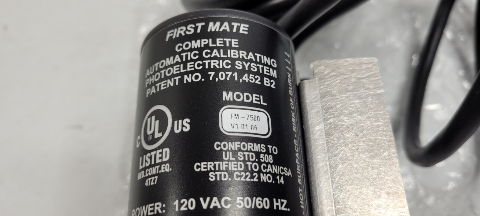 Tri-Tronics FIRST MATE FM-7500 Automatic Calibration Photoelectric System