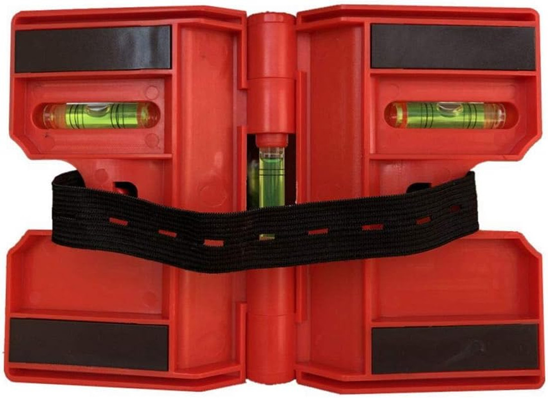 2 Pack Folding Magnetic Post Level for Pipe, Post and Beams Leveling