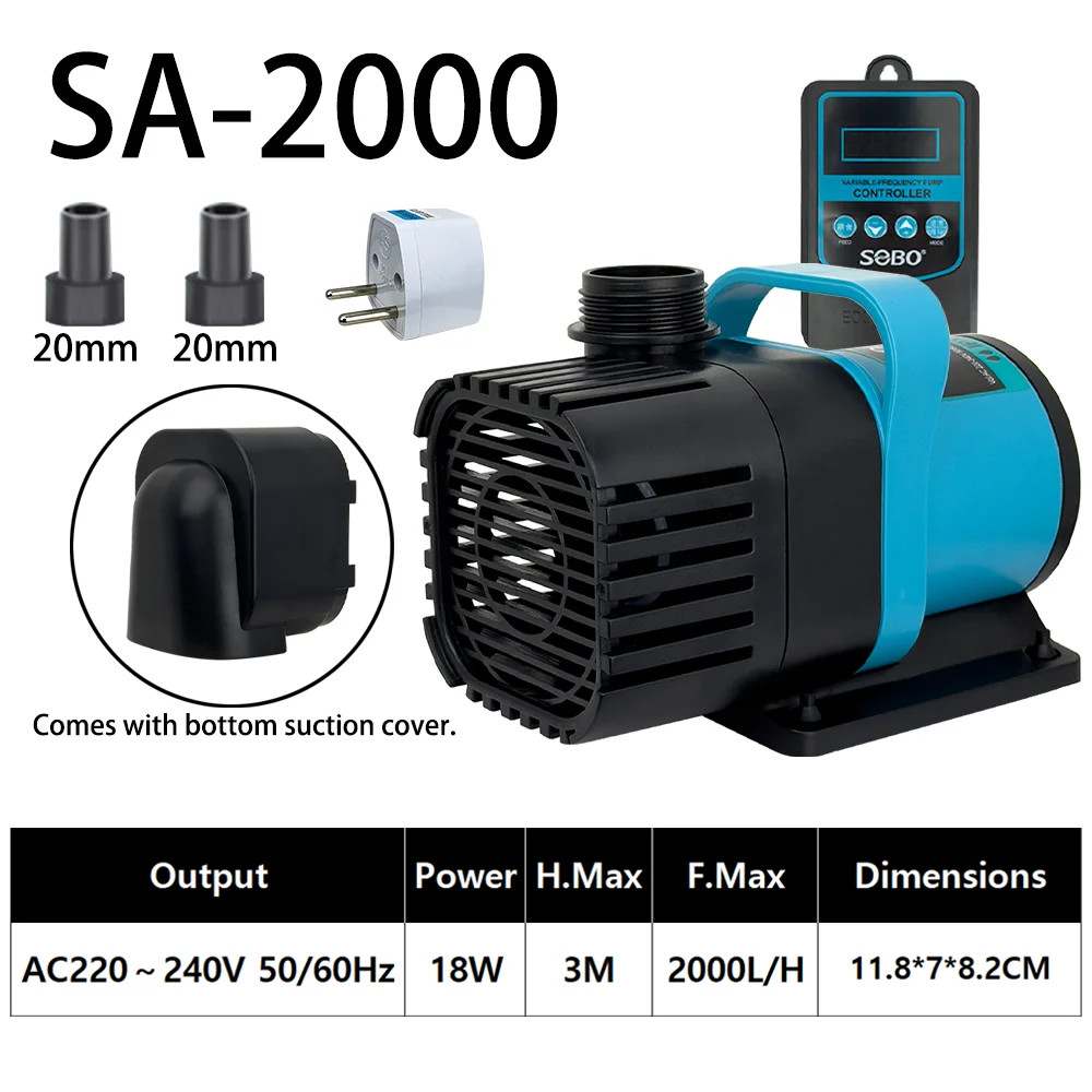 AC220V Ultra-Quiet Submersible Pump, Suitable for Fish Tank and Aquarium Filtrat