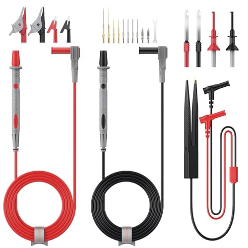 Multimeter Test Leads Kit, 25-Piece Electrical Test Leads Set with 25PCS