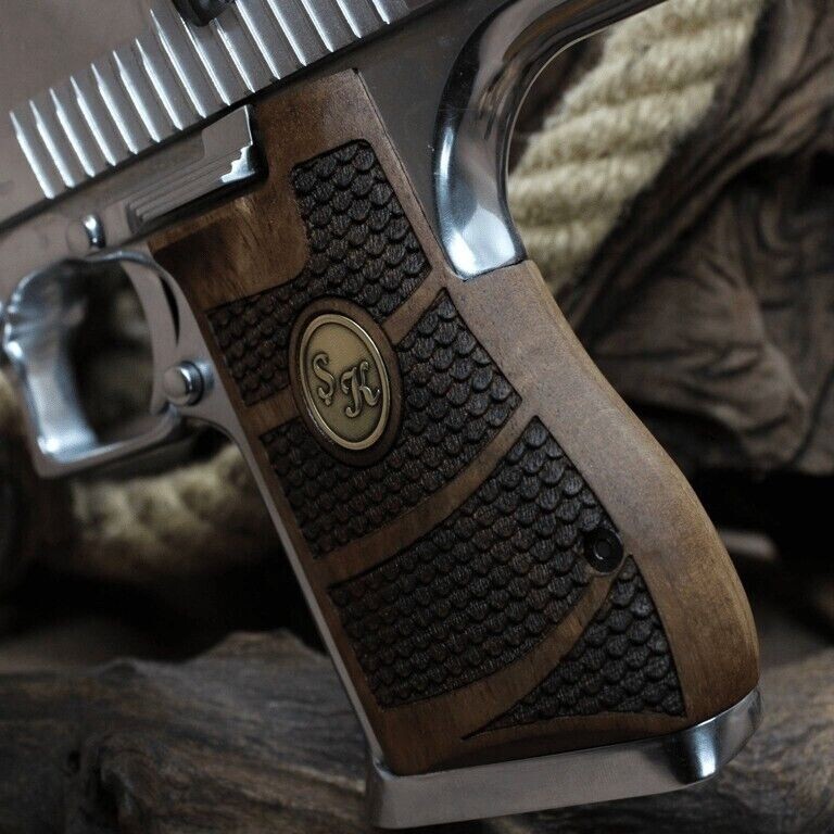 Desert Eagle Magnum Research 357.44.50 AE Grips Walnut Wood set Custom design