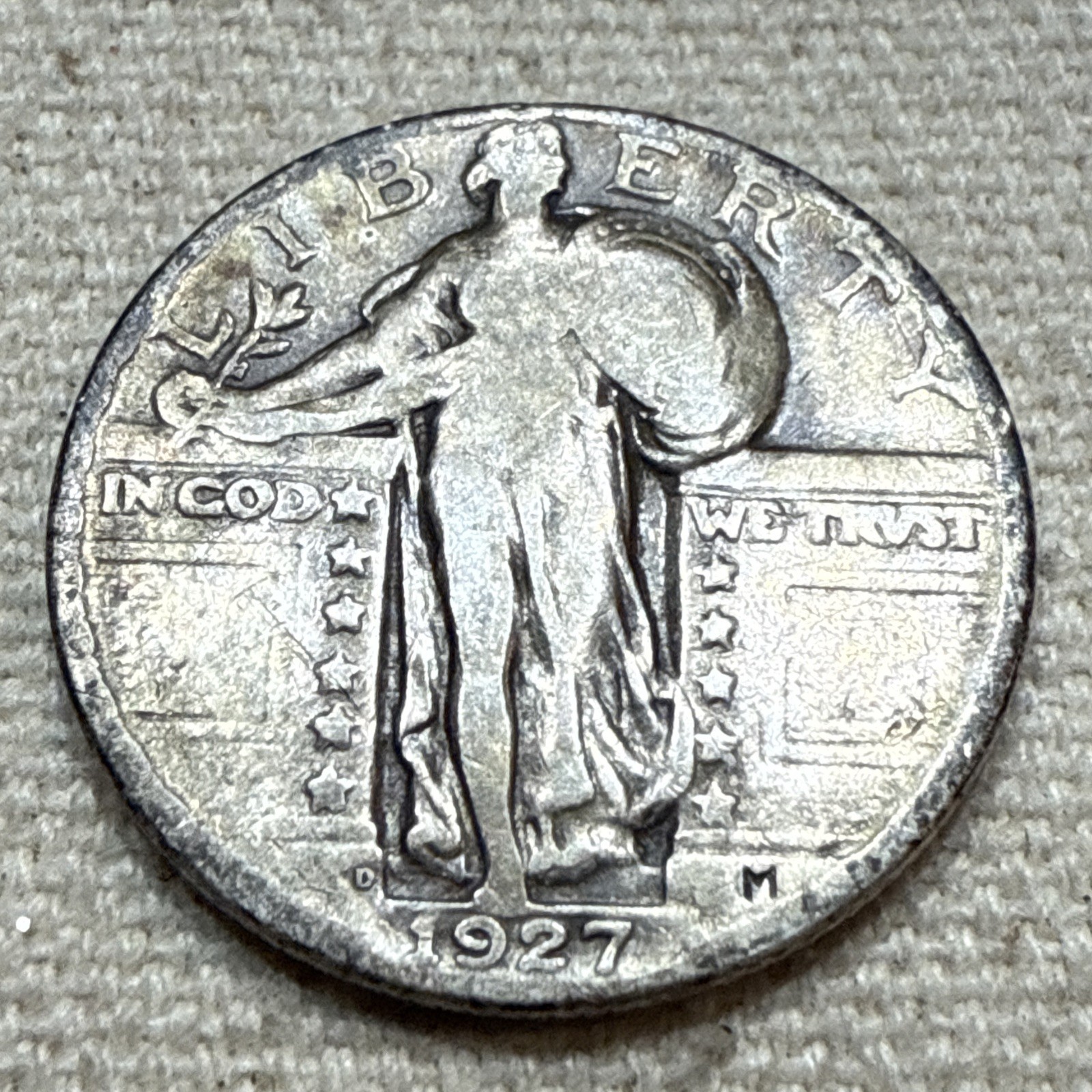 1927 D Standing Liberty Quarter