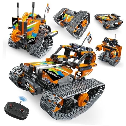5-in-1 STEM Remote Control Building Kit - 392PCS, Gift for Boys 8-12 | 5IN1