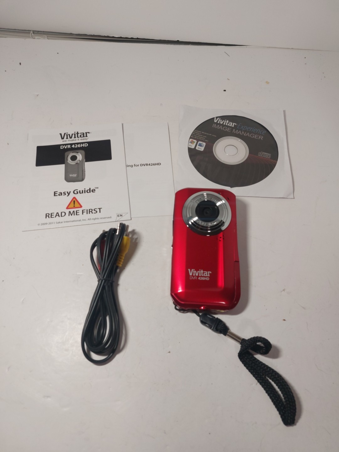 Vivitar DVR 426HD Camcorder Untested