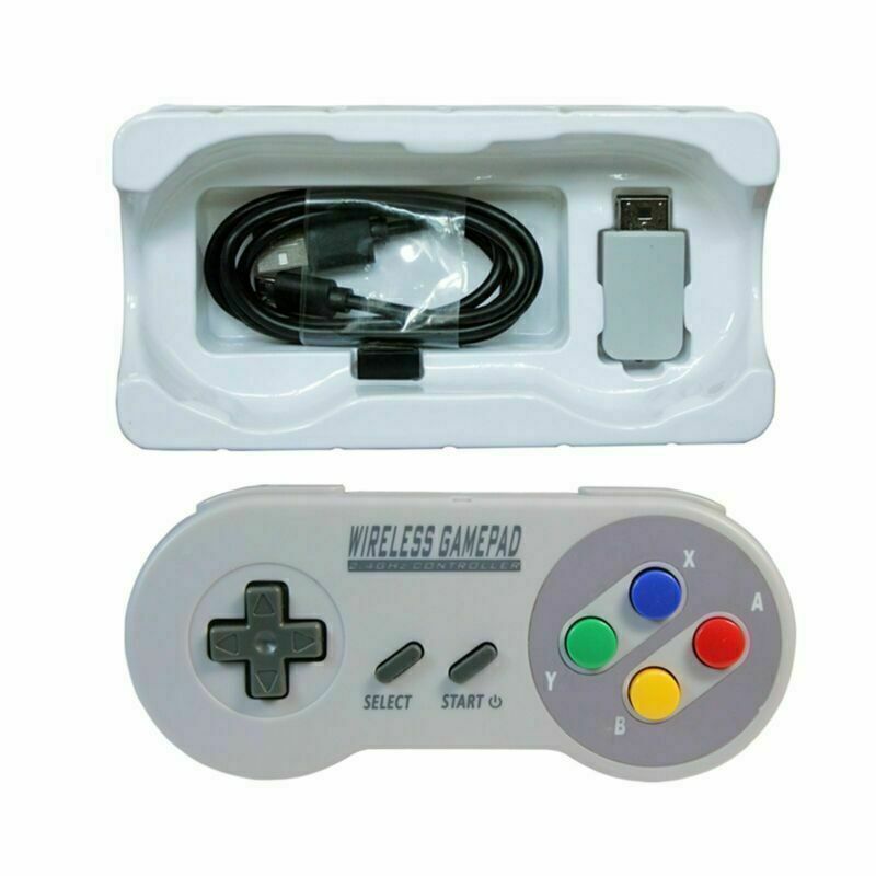 For Super SNES Classic Mini Game Console Wireless Gamepad Controller Accessories
