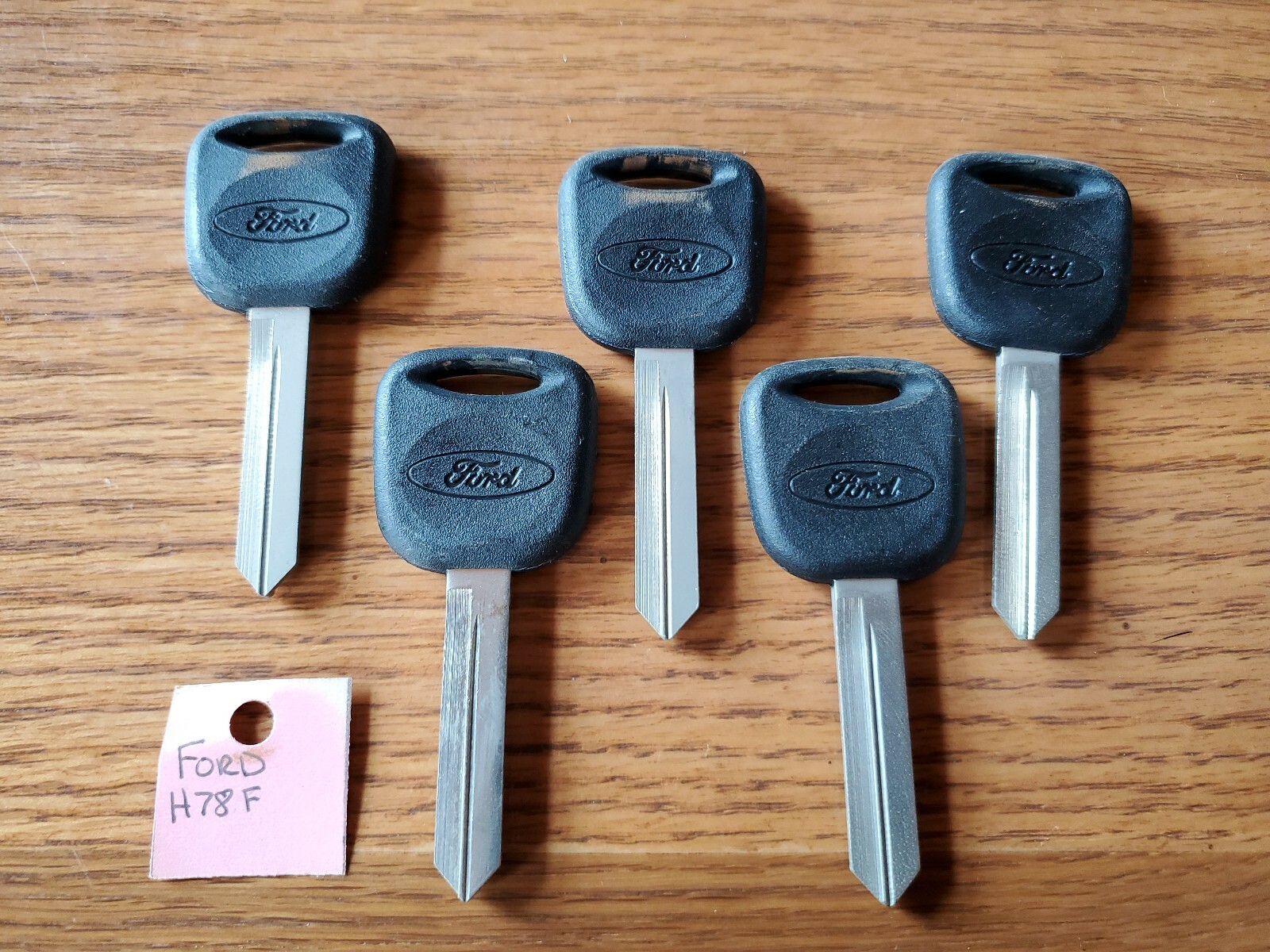 Lot of 5 Ford h78f factory new key from factory OEM NOS valet key locksmith K778