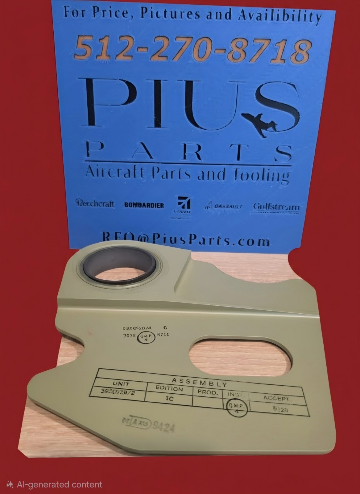 3920928-2 SUPPORT PLATE
