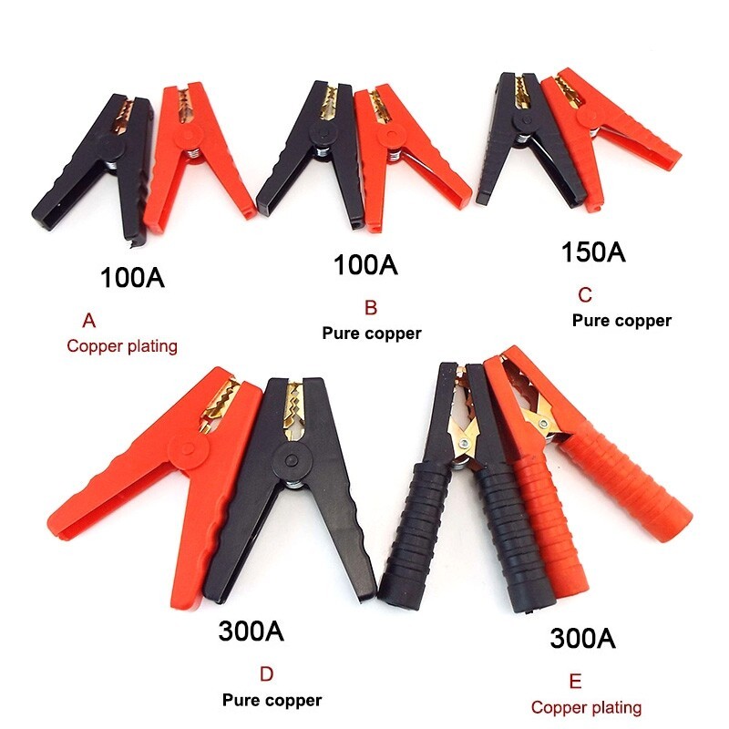 100A 300A Heavy Duty Alligator Clips Terminal Electrical Crocodile Clamp