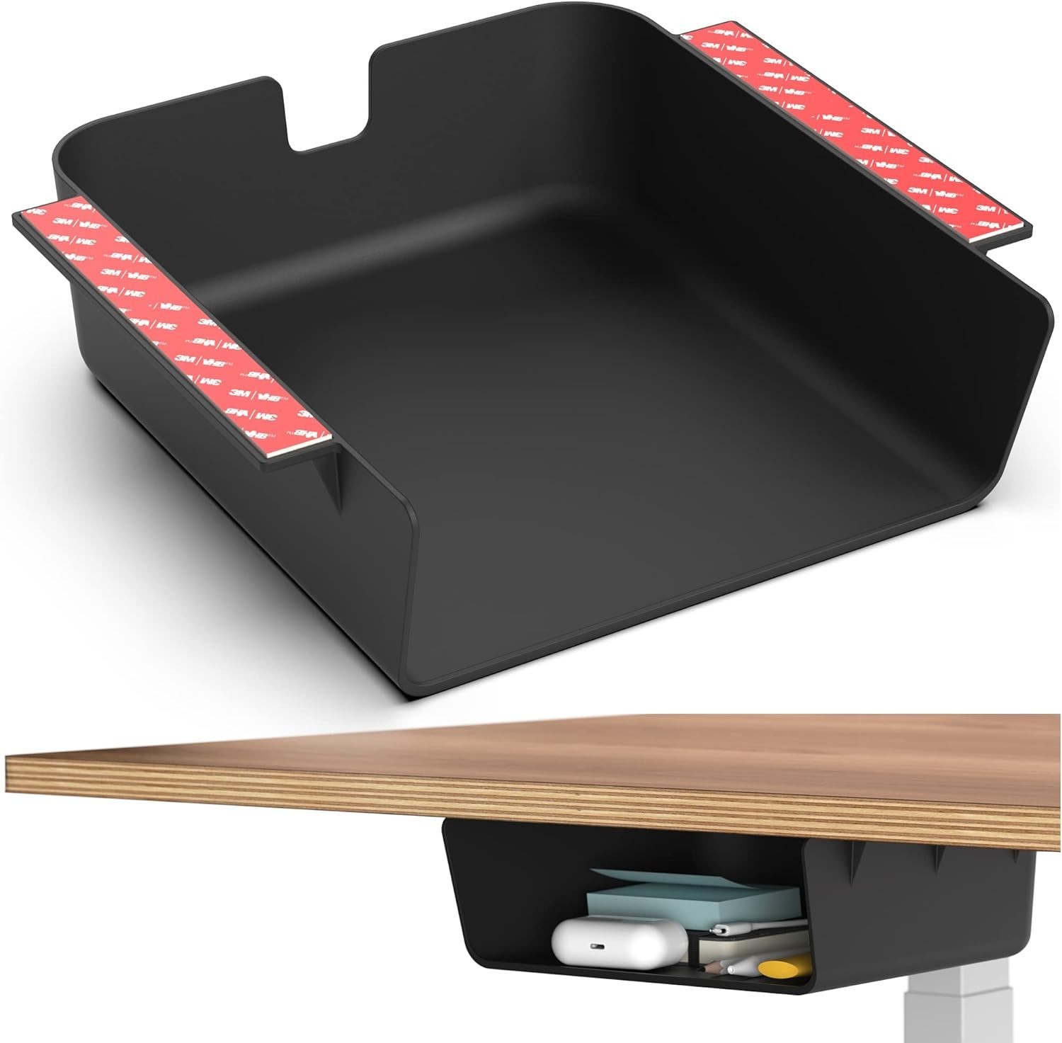 Under Desk Storage Shelf, Drawer Organizer for Office, Workstations, Tables, ...
