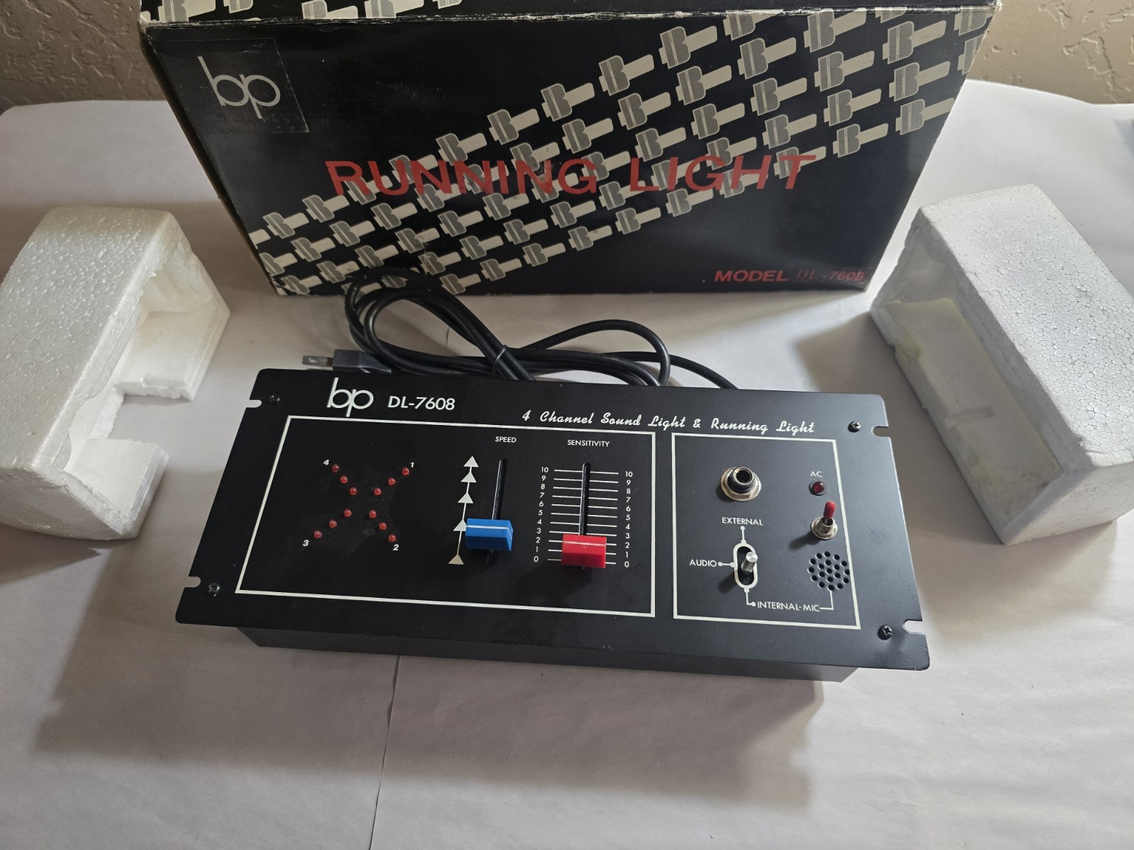 New Old Stock Vintage BP Electronics Pro Lighting Sound To Light Controller