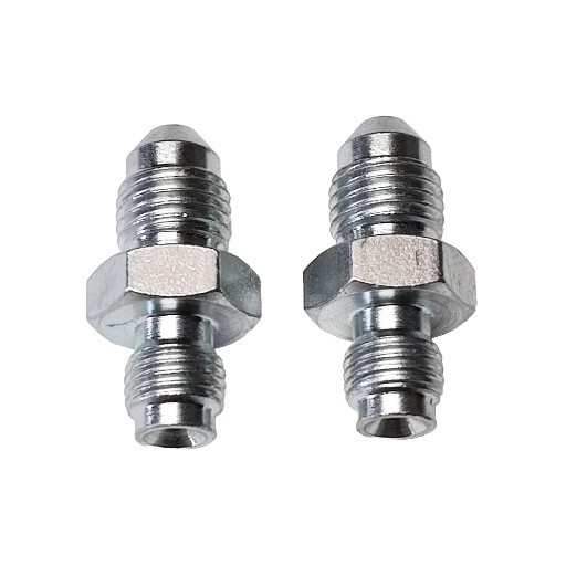 4an to 3/8-24 inverted flare Male brake fitting (set of 2)