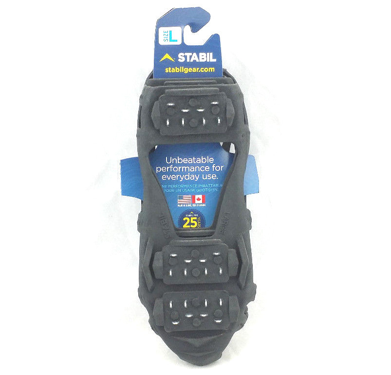 Stabil Icers Lite Ice Snow Cleats Creepers Crampon Black Stabilicers SMALL