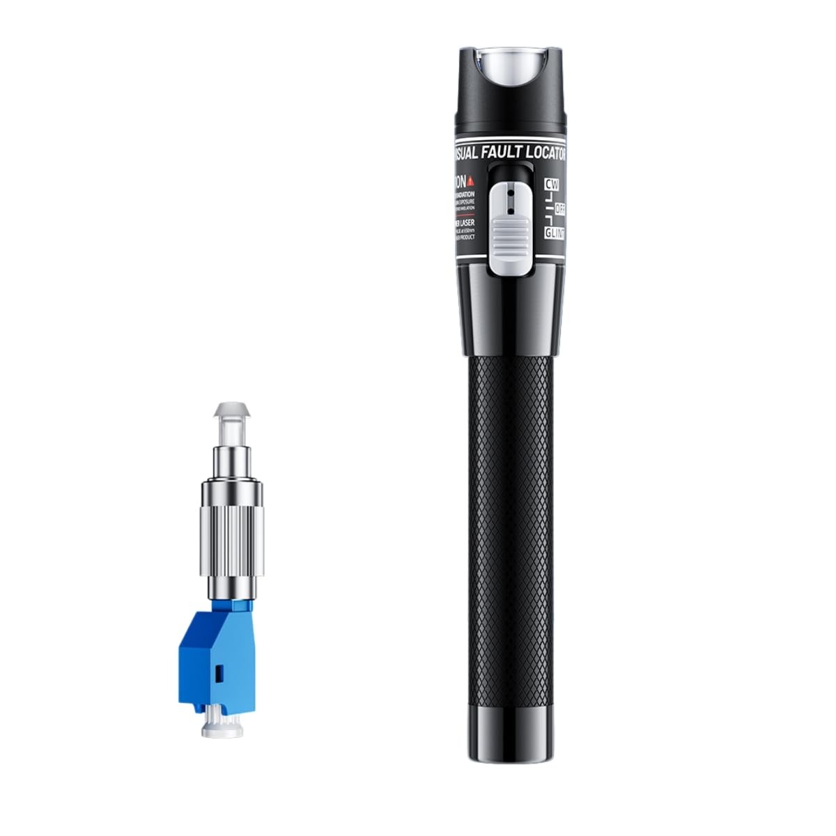 Palenzo Visual Fault Locator Fiber Optic Tester, 2.5mm 80-100KM, Black