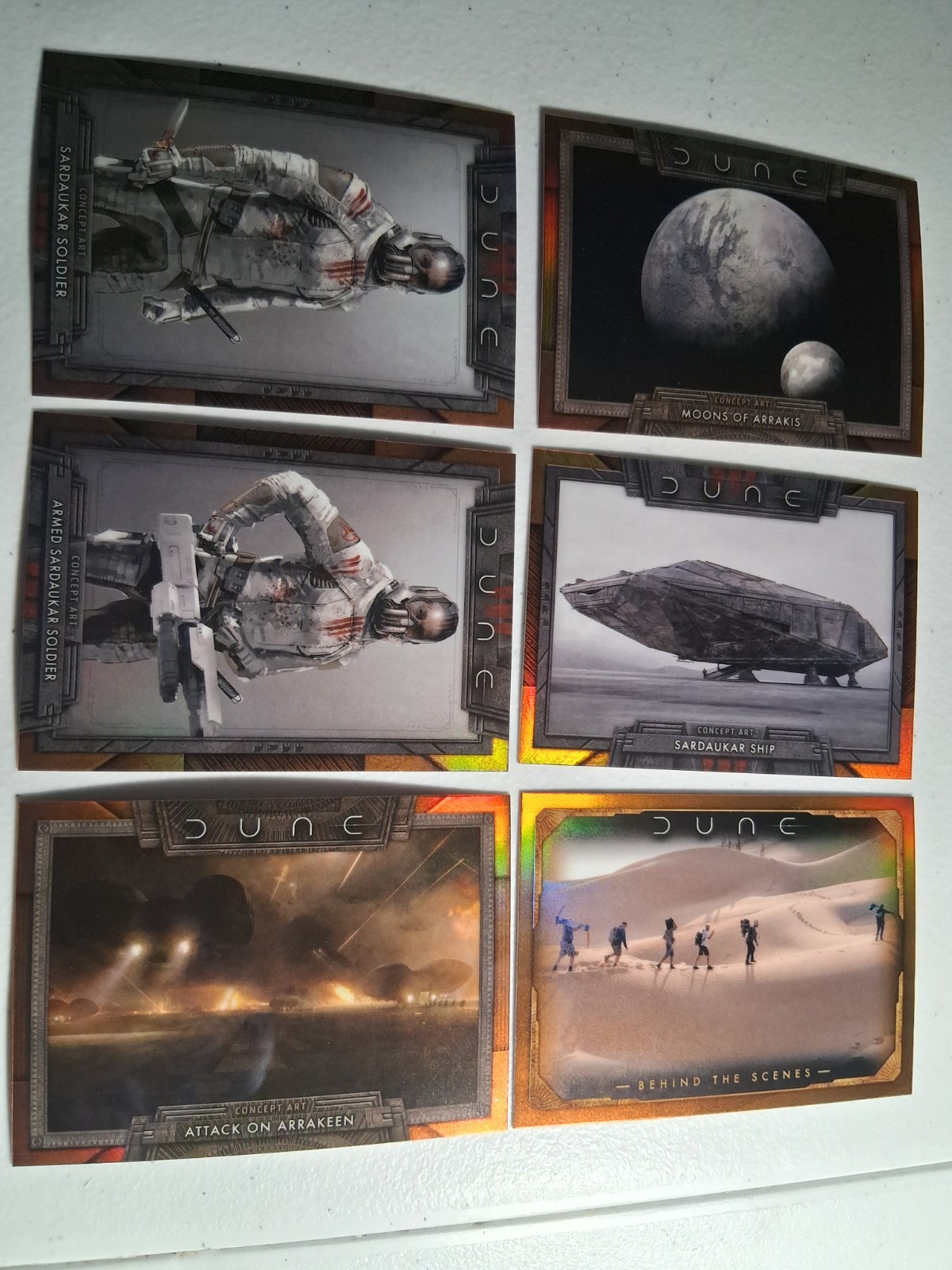 2024 TOPPS CHROME DUNE - INSERT SINGLES -YOU CHOOSE ONE