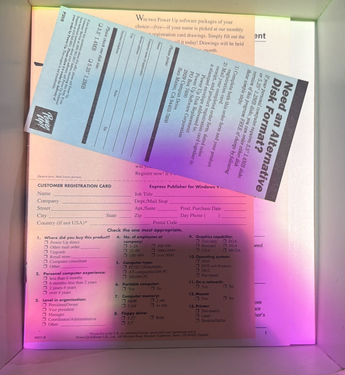 vintage express publisher for windows opened complete