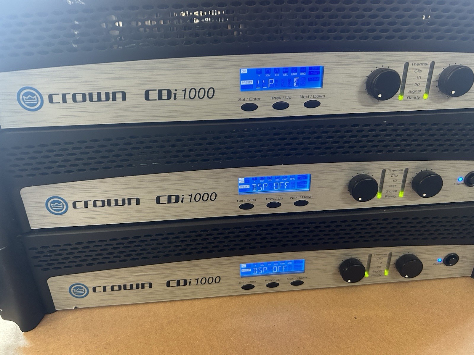 Lot of  3  Working Crown CDi 1000 Power Amplifier’s