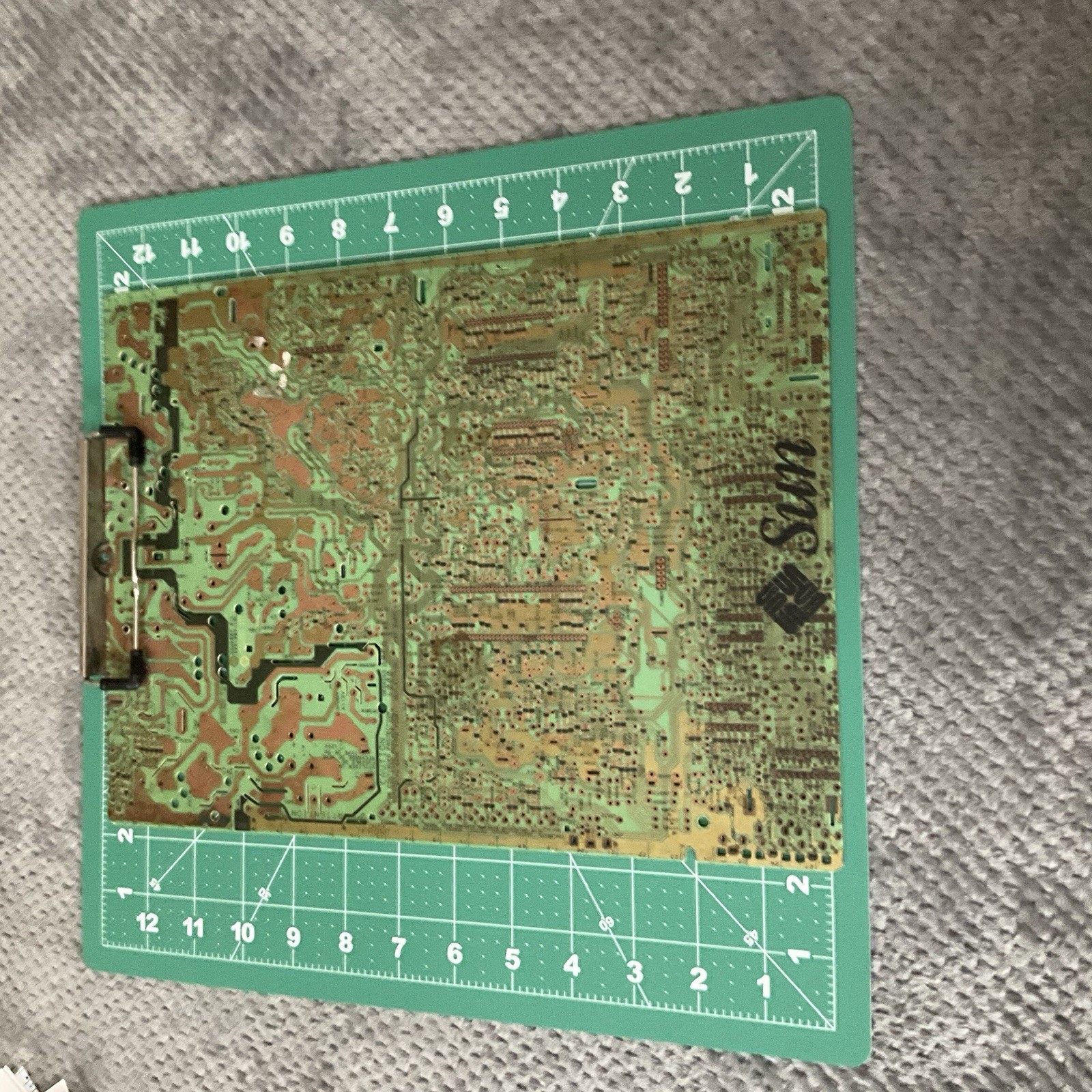 vintage Sun Microsystems printed circuit board clipboard