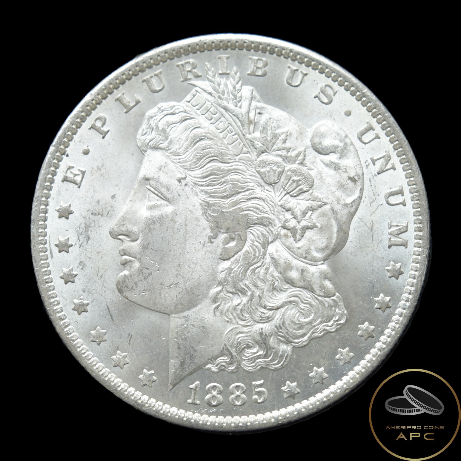 1885-O Morgan Dollar Brilliant Uncirculated 90% Silver Beauty