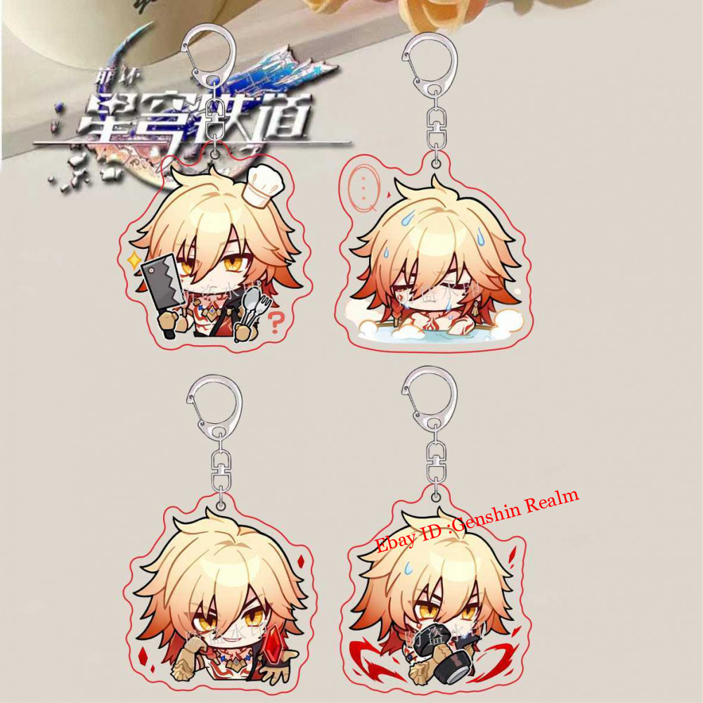 Anime Honkai: Star Rail Mydei Acrylic Keychain Decor Backpack Pendant Gift