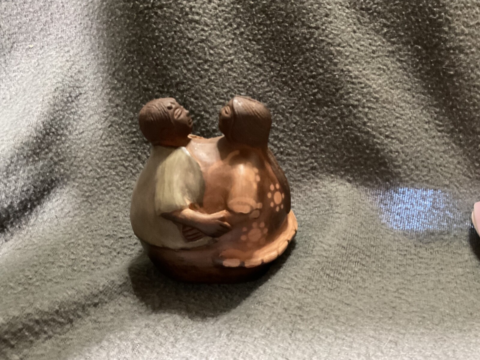 Andres Chero Peru clay sculpture